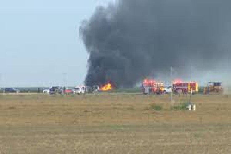 अमेरिका में F-35 फाइटर जेट क्रैश, पायलट बाल-बाल बचा