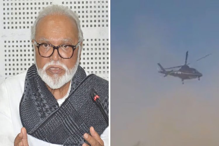 हादसा टला! पुणे में भुजबल के हेलीकॉप्टर की गलत लैंडिंग, पायलट की लापरवाही पर सवाल!