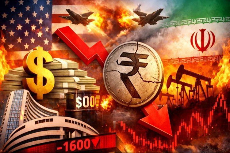 क्रूड ऑयल में उछाल से हिला बाजार, रुपया 93 के पार, सेंसेक्स में भारी गिरावट, शेयर बाजार धड़ाम