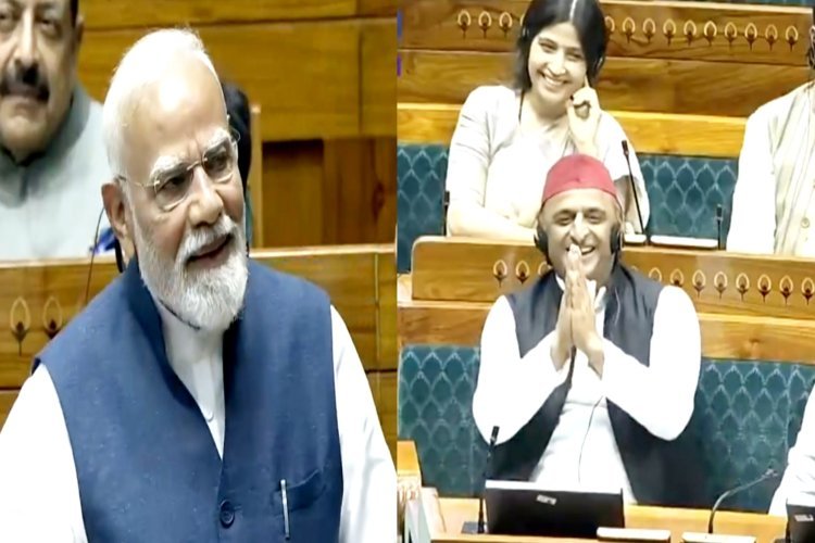 अखिलेश जी मेरे मित्र हैं, कभी-कभी मदद कर देते हैं....पीएम की बात पर अखिलेश का रिएक्शन हुआ वायरल