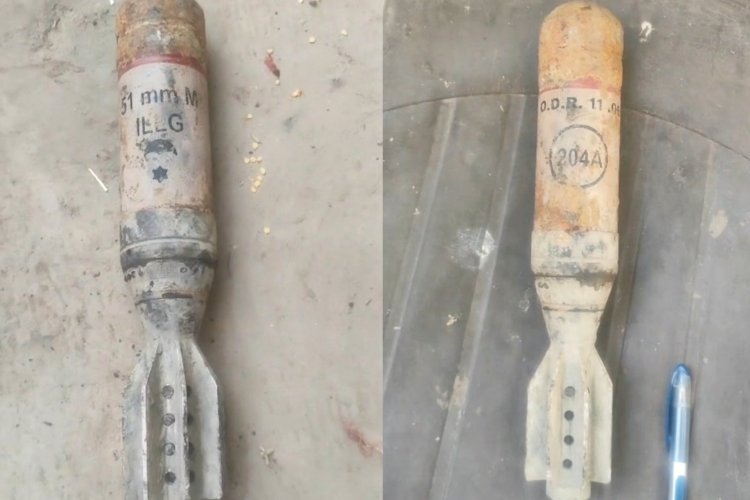 बलिया में मिला संदिग्ध मोर्टार, पाकिस्तान कनेक्शन का शक, मचा हड़कंप