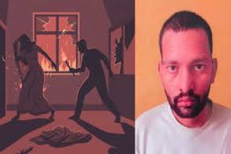 कर्नाटक में दिल दहला देने वाली वारदात: कपड़ों को लेकर विवाद में पति ने पत्नी को जिंदा जलाया, हालत गंभीर