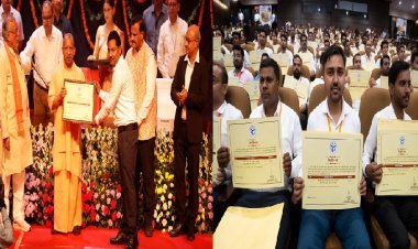 सीएम योगी के हाथों नियुक्ति पत्र पाकर खिले अभ्यर्थियों के चेहरे