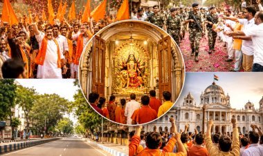 मंदिर खुला, सड़क बदली, केंद्रीय बलों का स्वागत और जय श्रीराम के नारे...बंगाल में परिवर्तन की 5 बड़ी तस्वीरें