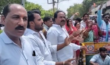इंदौर में बीजेपी नेता पर महिला पुलिसकर्मी का थप्पड़, बवाल के बाद दो जवान सस्पेंड