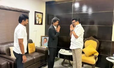 शपथ एक दिन बाद CM विजय पहुंचे स्टालिन के घर, जोर से लगाया गले
