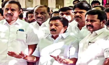 AIADMK ने बागी नेताओं पर लगाई लगाम, शनमुगम, वेलुमणि और विजयभास्कर को पदों से हटाया