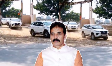 PM ने की सादगी की अपील, BJP बाहुबली MLC विनीत सिंह ने फॉर्च्यूनर से उड़ाया गर्दा, काफिला देख उड़ जाएंगे होश, मिर्जापुर में भौकाल कायम!