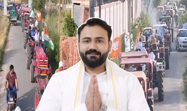 हवा में उड़ी तेल बचाने की अपील,  BJP जिला पंचायत अध्यक्ष के स्वागत में 20 ट्रैक्टर, 100 गाड़ियां दौड़ीं!