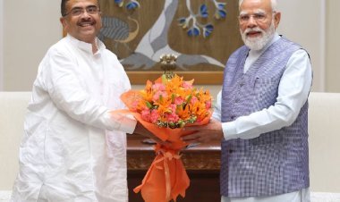 CM शुभेंदु अधिकारी ने PM मोदी से की मुलाकात, बंगाल के विकास का मिला भरोसा