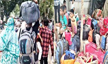 बंगाल में घुसपैठियों में हाहाकार ! बॉर्डर पर पहुंचे सैकड़ो बांग्लादेशी, नागरिकता फॉर्म भरने के लिए धक्का-मुक्की