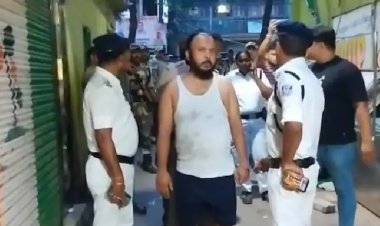 हावड़ा में पुलिस का सख्त एक्शन: एक और कुख्यात अपराधी का बनियान-अंडरवियर में सड़कों पर परेड