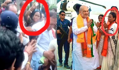 कौन हैं ये बीजेपी की महिला नेता ? जिसने फेंका अभिषेक पर अंडा, अमित शाह और सुवेंदु के साथ टीएमसी ने फोटो की जारी