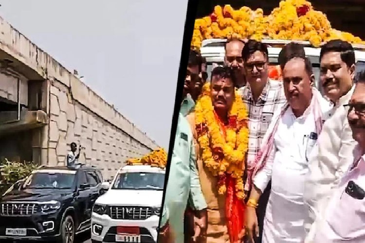 प्रधानमंत्री के 'ईंधन बचाओ' अपील का BJP नेता पर नहीं हुआ असर, 50 कारों के काफिले में उज्जैन से भोपाल पहुंचे