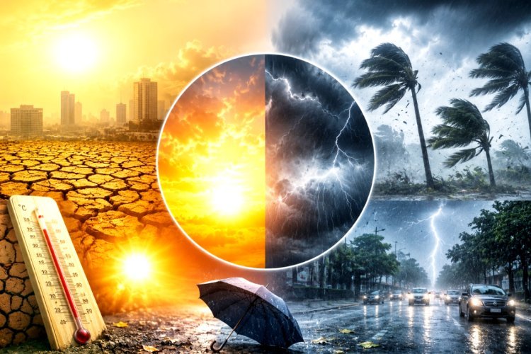 IMD Wether Update : सूरज बरसाएगा आग, बादल मचाएंगे तबाही, 17 राज्यों में तूफान-बारिश का रेड अलर्ट