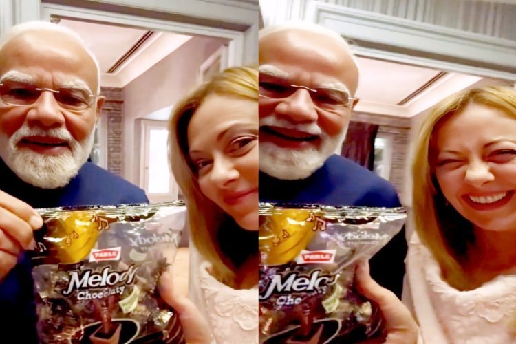जॉर्जिया मेलोनी को पीएम मोदी ने गिफ्ट किया खास चॉकलेटी टॉफी, मेलोनी ने शेयर किया वीडियो