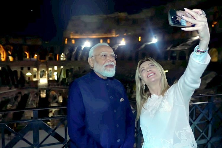 रोम में मोदी-मेलोनी की गर्मजोशी भरी मुलाकात! डिनर, कोलोसियम सैर और 20 अरब यूरो का बड़ा लक्ष्य, देखें तस्वीरें