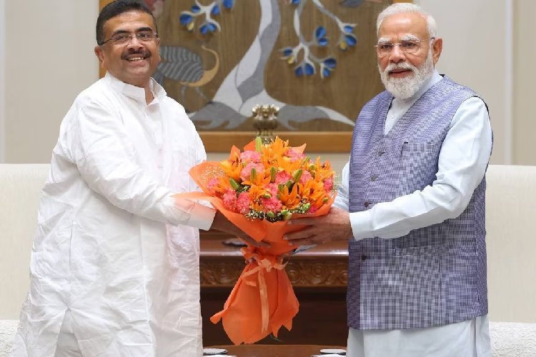 CM शुभेंदु अधिकारी ने PM मोदी से की मुलाकात, बंगाल के विकास का मिला भरोसा
