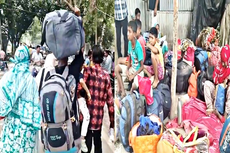 बंगाल में घुसपैठियों में हाहाकार ! बॉर्डर पर पहुंचे सैकड़ो बांग्लादेशी, नागरिकता फॉर्म भरने के लिए धक्का-मुक्की