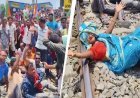 बंगाल में रेलवे ट्रैक पर हॉकरों का प्रदर्शन, बुलडोजर कार्रवाई के खिलाफ रोकी ट्रेनें