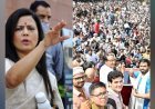 महुआ मोइत्रा का CJP प्रदर्शन को समर्थन, बताया परमाणु विस्फोट में भी जीवित रहते हैं कॉकरोच!