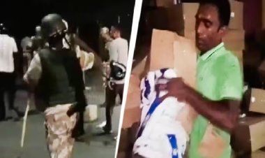 बाढ़ राहत सामग्री जमा करने के आरोप में भीड़ ने TMC सांसद के कार्यालय को तोड़ा