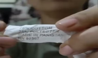 मंदिर के पास मेले से खरीदी बेडशीट, धोने के बाद निकला 'Made in Pakistan' का टैग, मचा हड़कंप