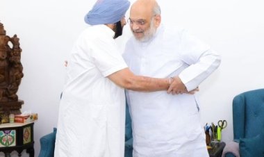 कांग्रेस में जाने की अटकलों के बीच कैप्टन अमरिंदर सिंह ने अमित शाह से की मुलाकात, फोटोज शेयर किए