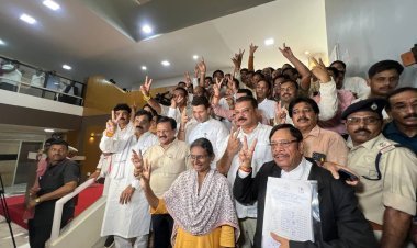 राज्यसभा चुनाव में कांग्रेस को झटका, मीनाक्षी नटराजन का पर्चा खारिज, धरने पर बैठे कांग्रेसी