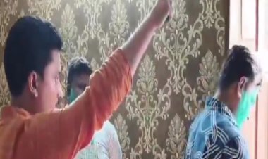 TMC वाले BJP जॉइन करने पहुंचे, चेहरे पर हरा गुलाल लगाकर दिखाया बाहर का रास्ता! वीडियो वायरल