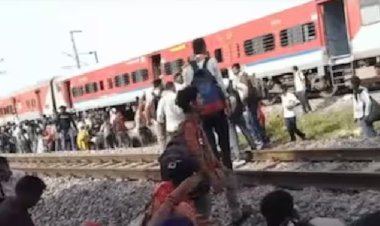 मुरैना में बड़ा हादसा: आग की अफवाह पर ट्रेन से कूदे यात्री, दूसरी ट्रेन ने के नीचे आए, 4 की मौत 