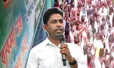 जहांगीर खान की रिहाई की मांग पर बवाल, पुलिस लाठीचार्ज से बचने के लिए तालाब में कूदे प्रदर्शनकारी