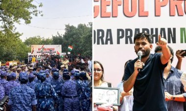 ''पुलिस मुझे गिरफ्तार करने आ रही है...'' जंतर-मंतर पर डटे कॉकरोच जनता पार्टी चीफ अभिजीत दीपके ने किया दावा, भारी पुलिस बल तैनात