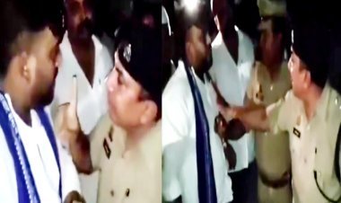 मजार की दीवार पर बुलडोज़र चला तो चंद्रशेखर का नाम सामने आया, दबंग DSP से हो गई नोकझोंक