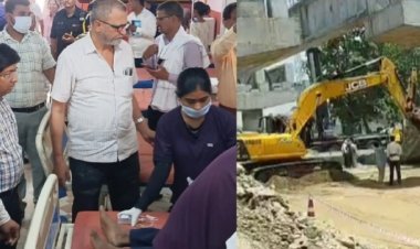 हरदोई: हाईवे पर बन रहे पुल की बीम अचानक भरभराकर गिरी! 3 मजदूर घायल, पहले भी हो चुका था हादसा