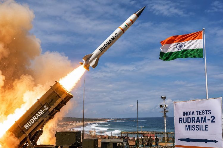भारत की सुपर किलर मिसाइल रुद्रम-2 का धमाकेदार परीक्षण, दुश्मनों के रडार-एयर डिफेंस को कड़ी चेतावनी