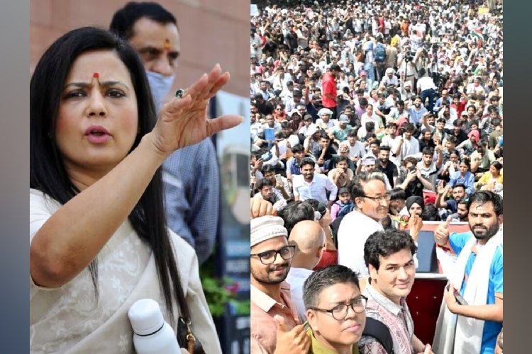 महुआ मोइत्रा का CJP प्रदर्शन को समर्थन, बताया परमाणु विस्फोट में भी जीवित रहते हैं कॉकरोच!