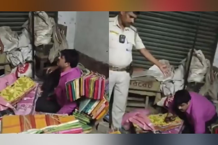 साड़ियों के ढेर में छिपा TMC नेता! पुलिस ने ऐसे दबोचा... वीडियो देखकर हंसी भी आ रही है और हैरानी भी!