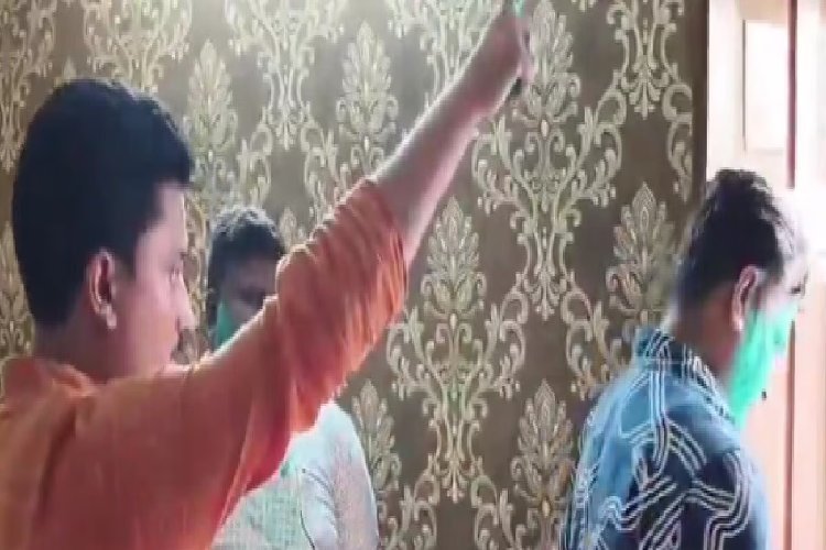 TMC वाले BJP जॉइन करने पहुंचे, चेहरे पर हरा गुलाल लगाकर दिखाया बाहर का रास्ता! वीडियो वायरल