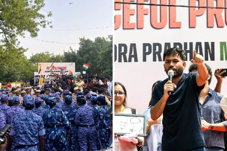 ''पुलिस मुझे गिरफ्तार करने आ रही है...'' जंतर-मंतर पर डटे कॉकरोच जनता पार्टी चीफ अभिजीत दीपके ने किया दावा, भारी पुलिस बल तैनात