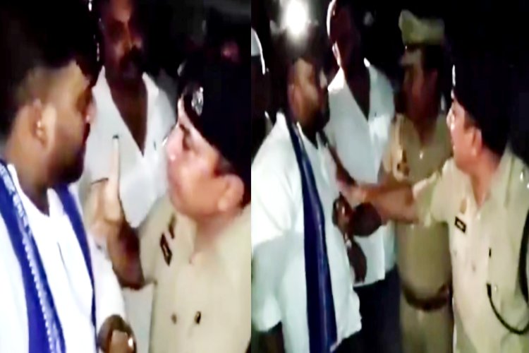 मजार की दीवार पर बुलडोज़र चला तो चंद्रशेखर का नाम सामने आया, दबंग DSP से हो गई नोकझोंक