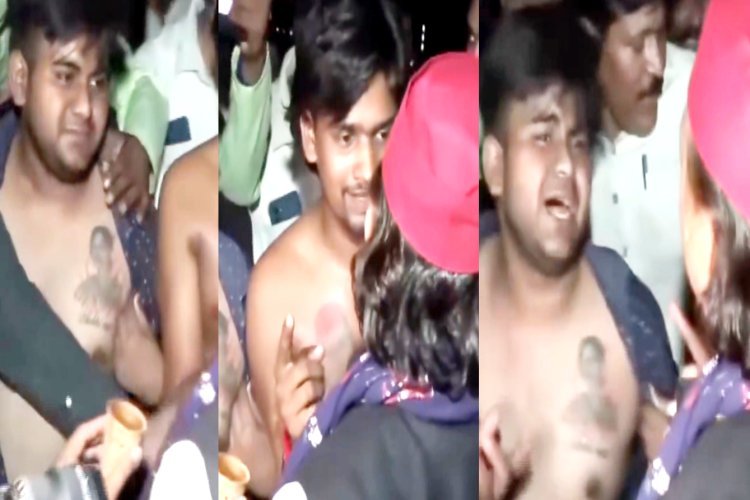 भैया, भाभी मां से मिलवाने का वादा किया था...दिल पर डिंपल की तस्वीर बनवाए युवक ने अखिलेश से की डिमांड