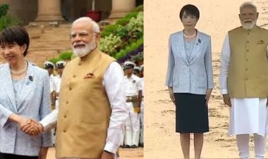 जापानी पीएम सनाए ताकाची का भारत दौरा, गार्ड ऑफ ऑनर से किया गया भव्य स्वागत