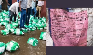 बिहार बोर्ड परीक्षा से पहले सवाल! बक्सर में प्रश्न पत्र और उत्तर पुस्तिकाएं पानी में तैरती नजर आईं, वीडियो वायरल