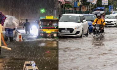 दिल्ली-एनसीआर में कुदरती आफत! सड़कें बनीं नदियां, तैरती नजर आईं गाड़ियां, ट्रैफिक जाम से लोग बेहाल