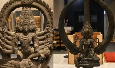 चोल काल की धरोहर लौटी! ऑस्ट्रेलिया से भारत वापस आए 6 सिर वाले कार्तिकेय, नंदी और भद्रकाली त्रिशूल