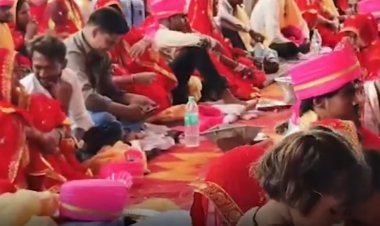 सामूहिक विवाह योजना में बड़ा फर्जीवाड़ा! मुस्लिम युवती ने हिंदू युवक के साथ बैठकर की शादी