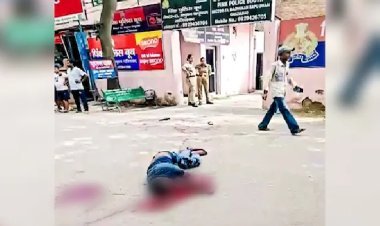 गाजियाबाद में पुलिस पिंक बूथ के बाहर युवक की दर्दनाक मौत, 40 मिनट तक मदद मांगता रहा लेकिन कोई नहीं आया