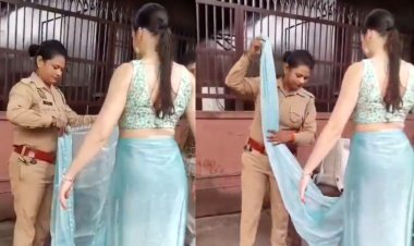 ताजमहल में साड़ी खुली तो दौड़ी खाकी, महिला कांस्टेबल ने जीत लिया विदेशी मेहमान का दिल