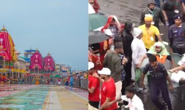 भारी भीड़ के कारण पुरी रथ यात्रा में भगदड़ , एक की मौत और 100 से ज्यादा घायल